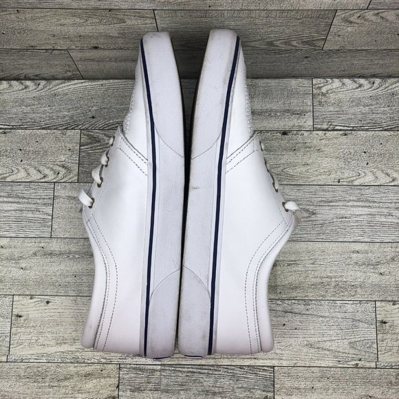 Pre-Owned Polo Ralph Lauren Low Top Shoes Leather Upper White Lace Up Size 8.5 - Picture 6 of 7